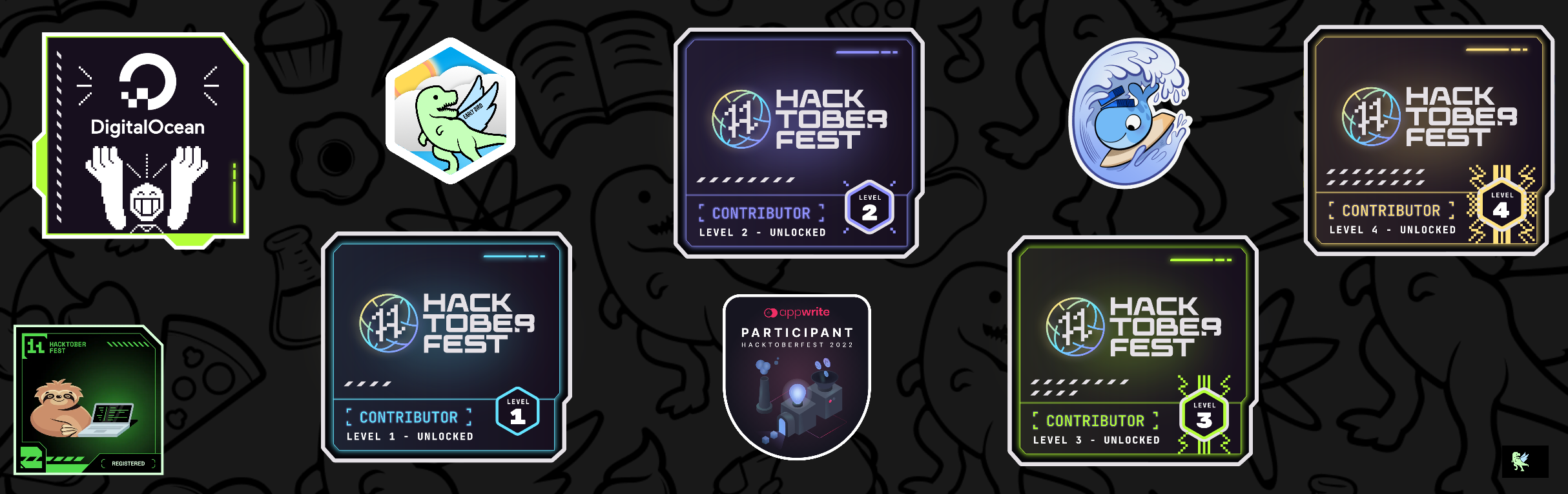 @albyon's Holopin board